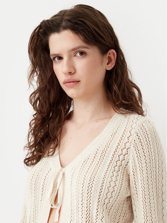 Pieces Pieces Strickjacke Nuka 17155170 Beige Regular Fit