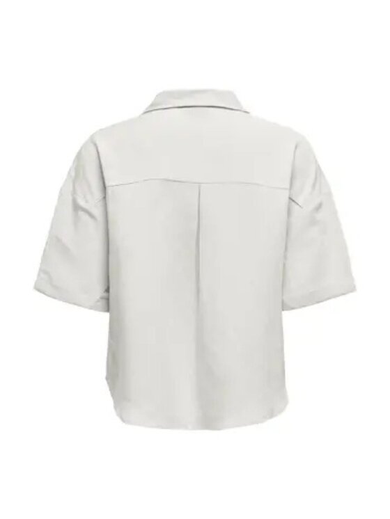 ONLY ONLY Camicia Camicia onlwindy life ss linen Bianco Regular Fit