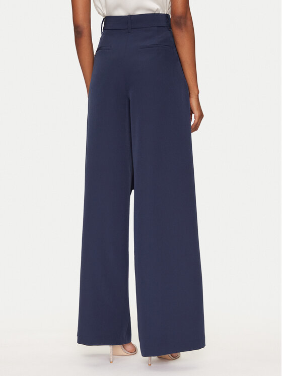 Guess Guess Palazzo hlače W5GB02 WH9Y2 Mornarsko modra Wide Leg