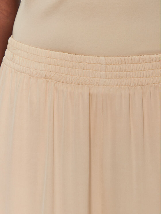 ViCOLO ViCOLO Kalhoty z materiálu TD0008 Béžová Relaxed Fit