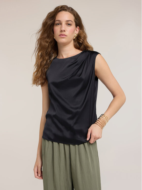 Motivi Motivi Blusa 2054Q001996N033 Nero Regular Fit