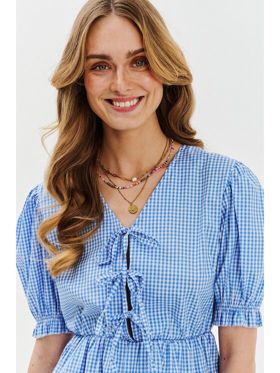 NAOKO NAOKO Sukienka codzienna Girly Charm Niebieski Regular Fit