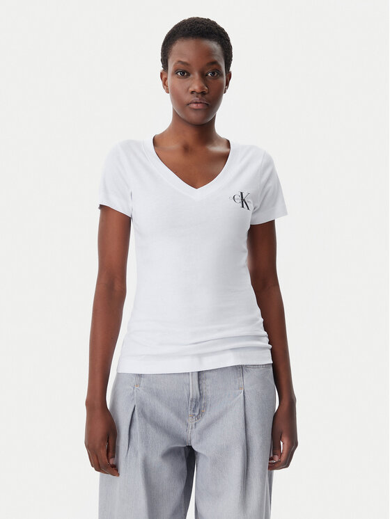 Calvin Klein Jeans Calvin Klein Jeans Póló szett J20J223447 Fehér Regular Fit
