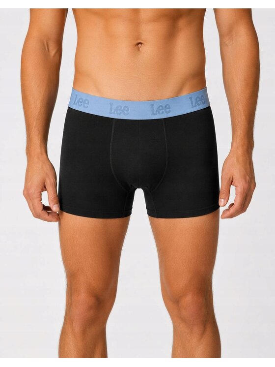 Lee Lee Bokserki Arin 3 Pack Cotton Rich Trunks Czarny