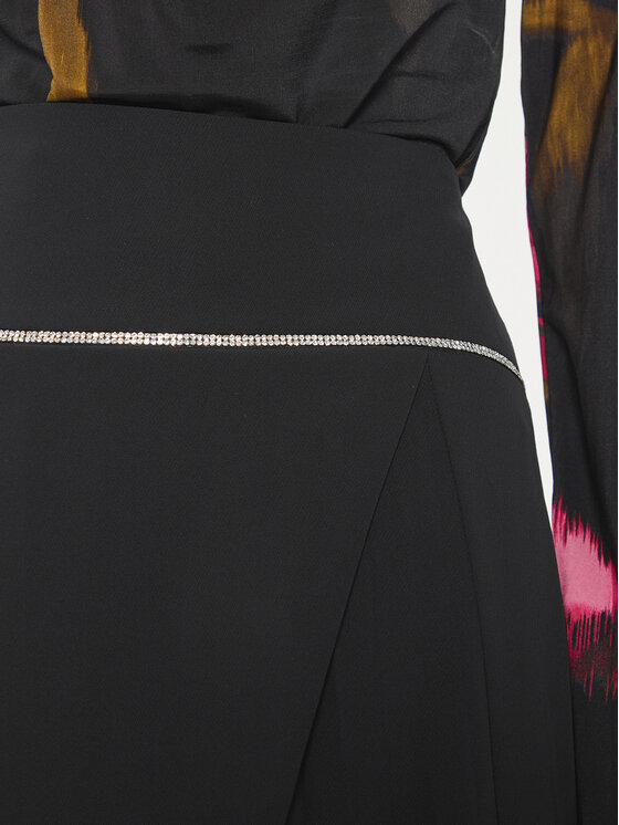 Rinascimento Rinascimento Midi krilo CFC0118252003 Črna Regular Fit
