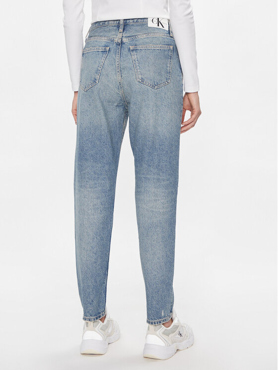 Calvin Klein Jeans Calvin Klein Jeans Дънки Mom Jean J20J222148 Тъмносин Mom Fit