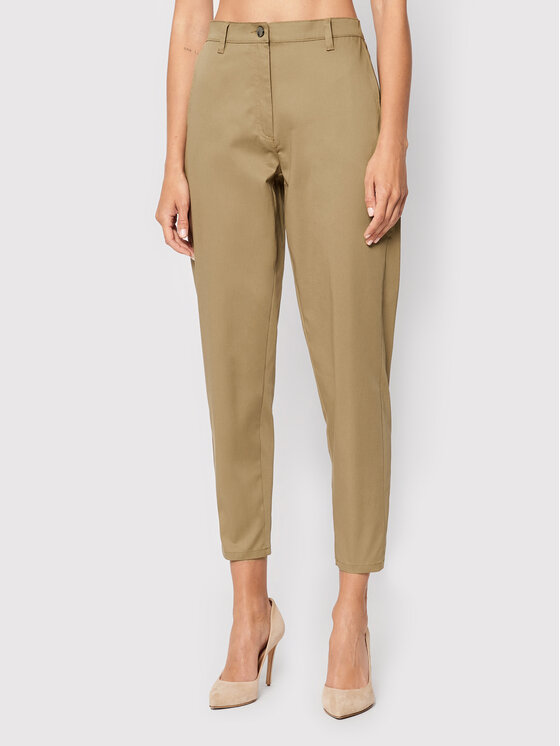 Karen by Simonsen Karen by Simonsen Παντελόνι υφασμάτινο Dafina 10103971 Καφέ Regular Fit