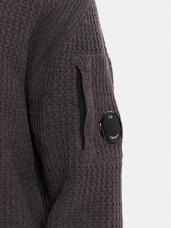 C.P. Company C.P. Company Pulover 19CMKN018A005558G Gri Relaxed Fit