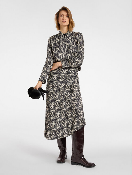 Elena Mirò Elena Mirò Camicia 5164P200251N001 Nero Regular Fit