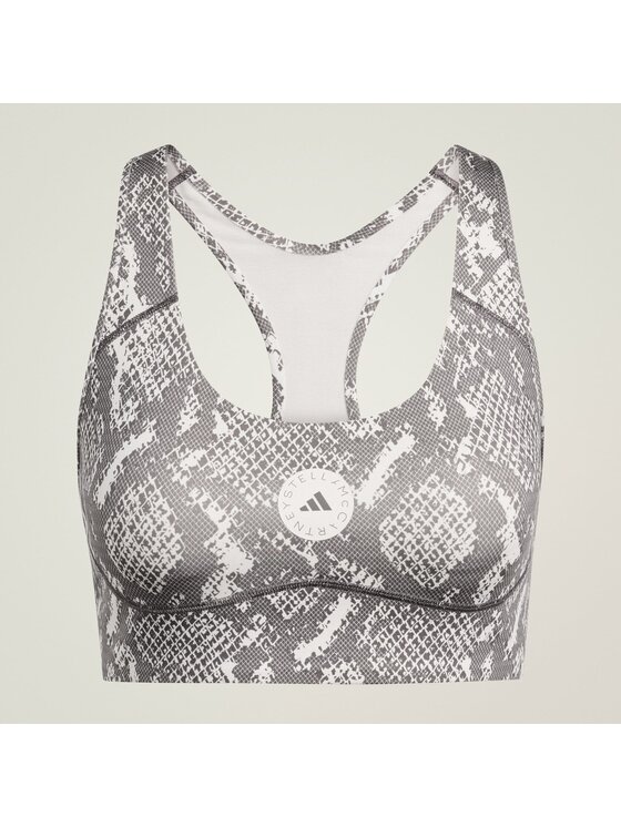 adidas by Stella McCartney adidas by Stella McCartney Biustonosz sportowy By Stella McCartney Power Impact Training Bra Medium Support Beżowy