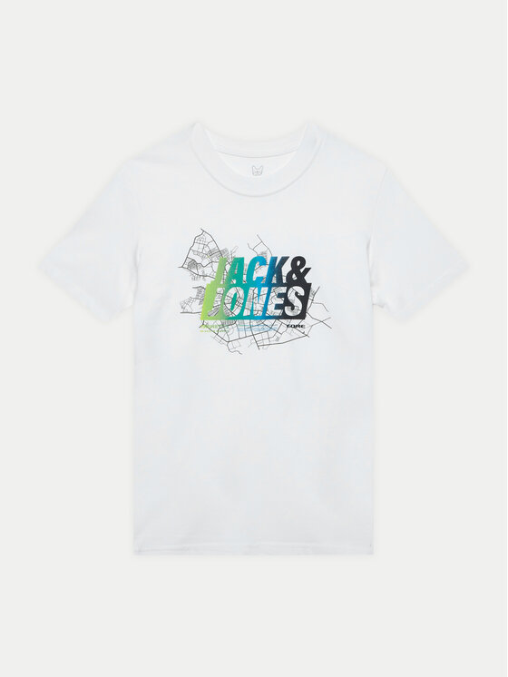 Jack & Jones Junior JJELOGO TEE O-NECK - T-Shirt Print - Jojoba/gelb