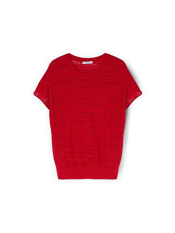 Motivi Motivi T-shirt M221W003930N016 Rosso Regular Fit