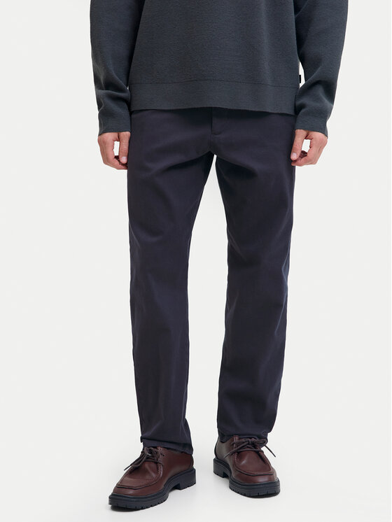 Jack & Jones Pantaloni chino Kane Hank 12286940 Bleumarin Relaxed Fit