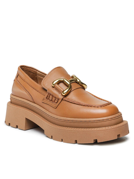 Gino Rossi Gino Rossi Loaferice 222FW107 Smeđa