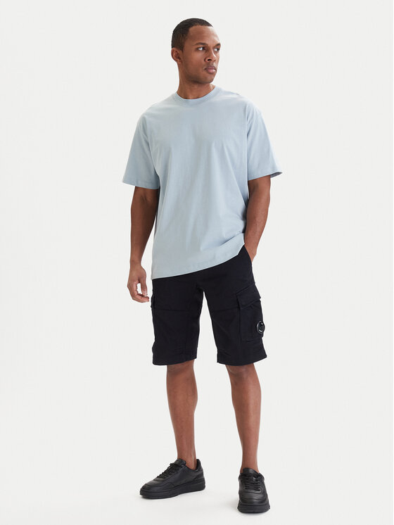 C.P. Company C.P. Company Pantaloncini di tessuto RSCMBE746A005694G Blu scuro Regular Fit