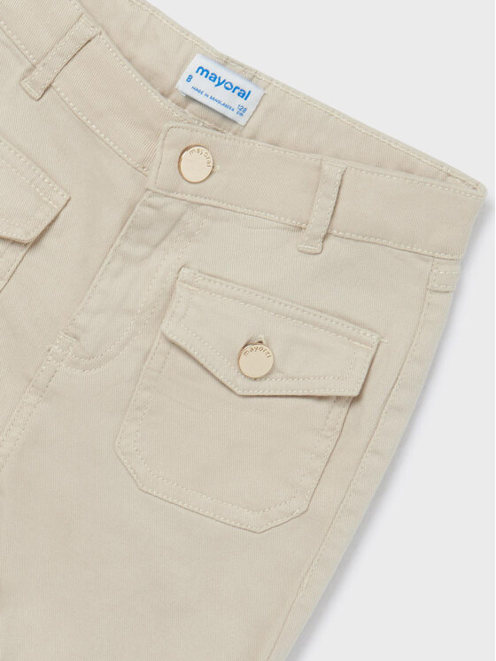 Mayoral Mayoral Pantaloni di tessuto 6579 Beige