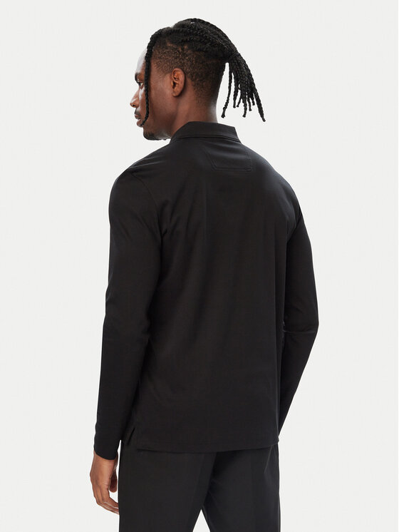 BOSS BOSS Tricou polo Pirol 50544335 Negru Regular Fit