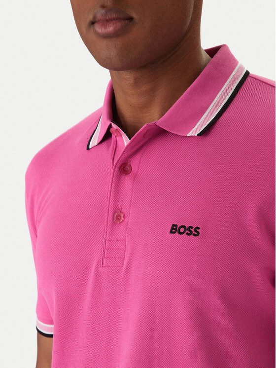 BOSS BOSS Polo Paddy 50469055 Różowy Regular Fit