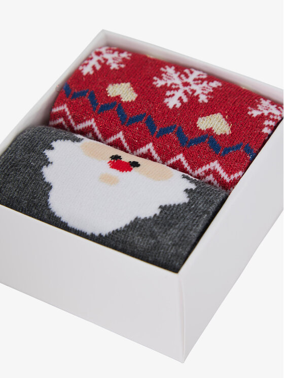 Set di 2 paia di calzini lunghi da donna Pieces