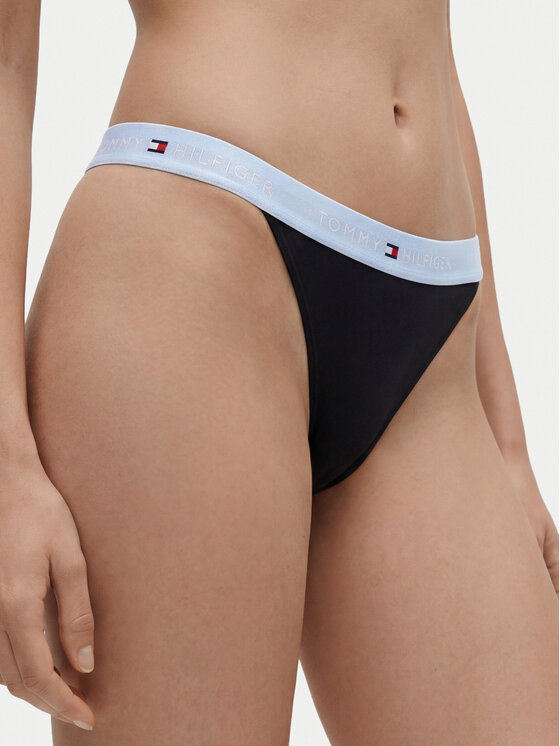 Tommy Hilfiger Tommy Hilfiger Set tanga gaćica﻿ UW0UW06518 Crna