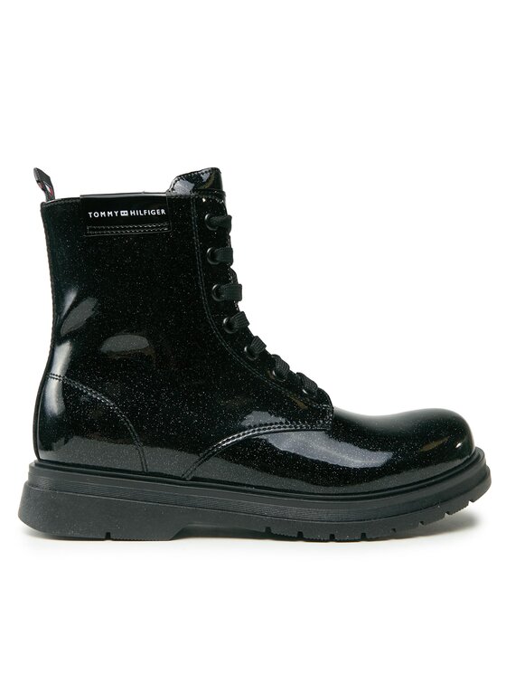 Tommy Hilfiger Outdoorová obuv T4A5-33032-1237 S Čierna