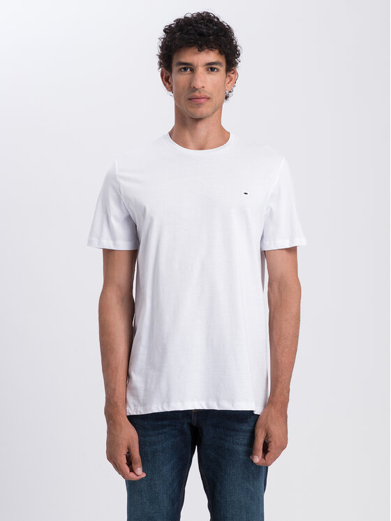 Cross Jeans Cross Jeans T-Shirt 15250-008 Biały Regular Fit