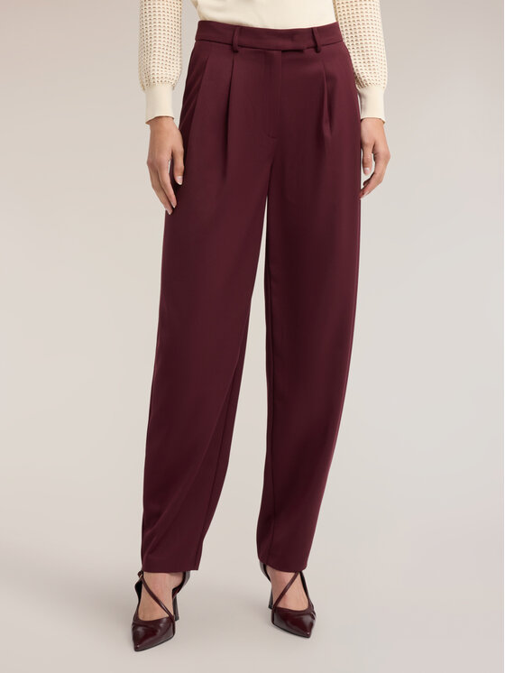 Motivi Motivi Pantaloni di tessuto P03WQ004784N036 Bordeaux Boy Fit