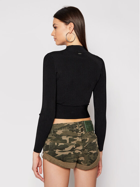 Guess Guess Rolák W1GR17 Z2NH0 Černá Slim Fit