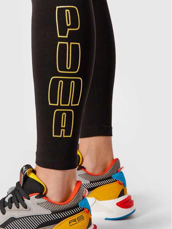 Puma Puma Legginsy Hollday 589552 Czarny Tight Fit