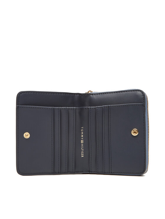 Tommy Hilfiger Tommy Hilfiger Malá dámska peňaženka Th Distinct Med Za AW0AW17473 Modrá