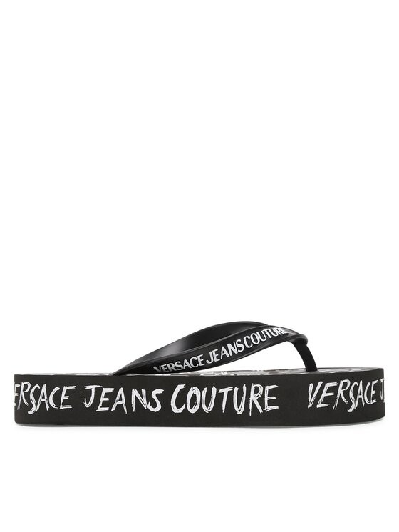 versace jeans couture tongs 74va3sq8 zs624 noir