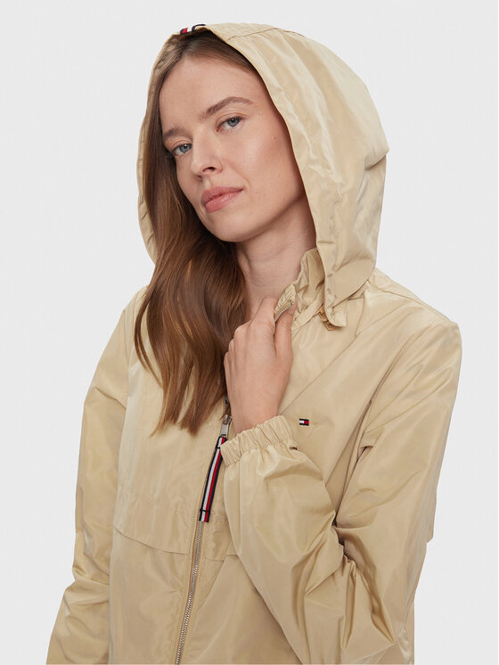 Tommy Hilfiger Tommy Hilfiger Jakna protiv vjetra Transitional WW0WW41790 Bež Regular Fit