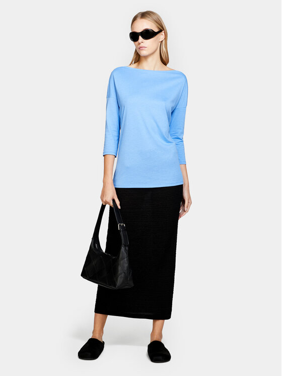 Sisley Sisley Bluza 3QU4L12EE Modra Regular Fit