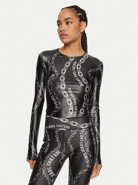 Versace Jeans Couture Body 77HAM2A1 JS417 Čierna Slim Fit