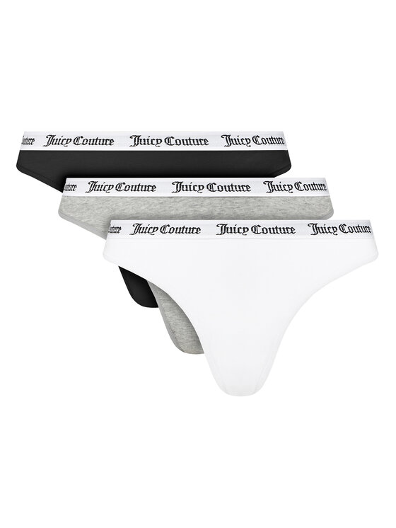 Juicy Couture Komplet 3 par fig klasycznych Diddy JCLBR224572 Kolorowy