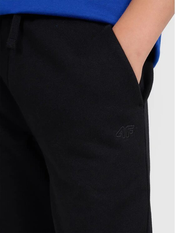 4F 4F Pantaloni da tuta 4FJWMM00TTROM1510-20S Nero Regular Fit