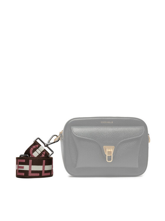 Coccinelle Coccinelle Austauschbarer Handtaschenriemen Q2A New Nastro Signature E3 Q2A 68 C5 02 Braun