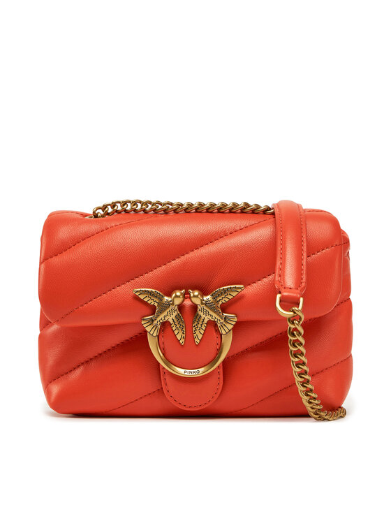 PINKO PINKO Ročna torba Love Puff Baby Cl PE25 PLTT 100040 A0F2 Oranžna