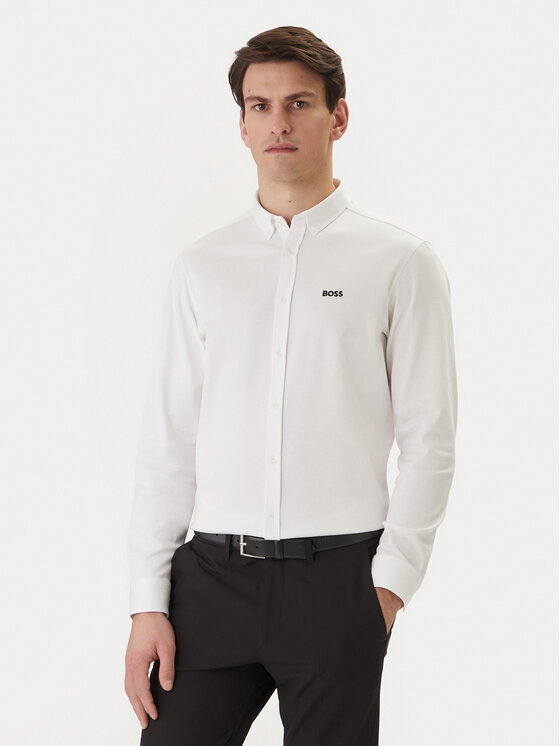 BOSS BOSS Košile ST Motion 50555946 Bílá Regular Fit