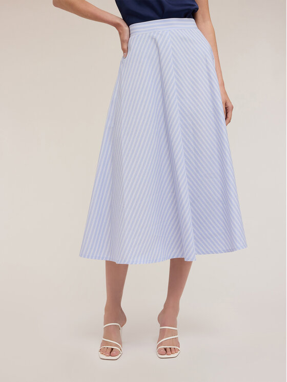 Motivi Motivi Gonna midi 1086Q001154N0S1 Turchese Flared Fit