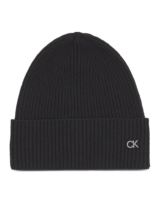 Calvin Klein Set čiapka a šál Re-Lock Beanie / Scarf K60K611331 Čierna