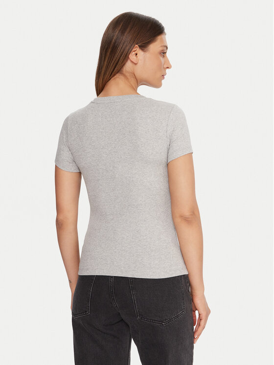 Guess Jeans Guess Jeans T-Shirt W5BP45 KA0H1 Szary Slim Fit