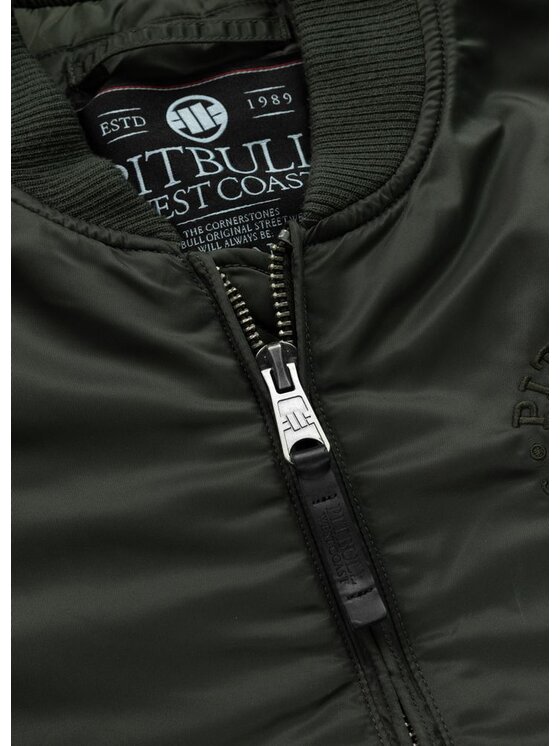 PITBULL PITBULL Kurtka przejściowa HACKET Zielony Regular Fit