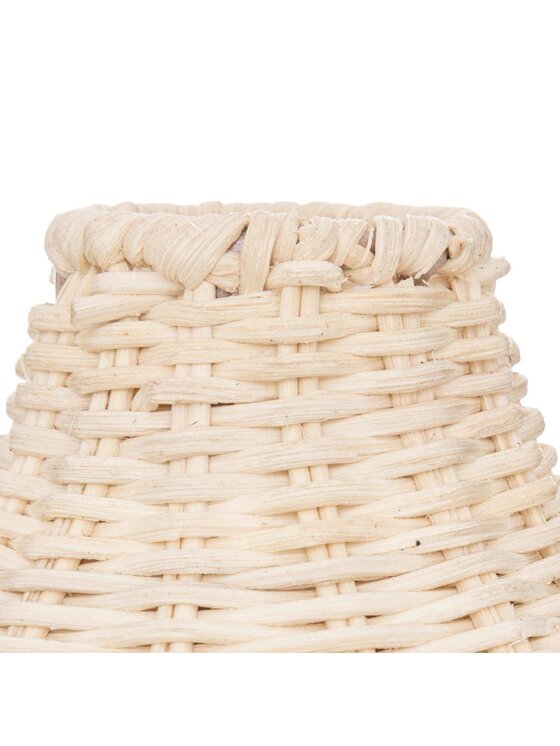 MIAhome MIAhome Wazon rattanowy 32 cm DECORATIV - II Beżowy