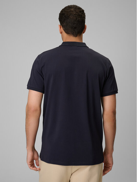 4F 4F Polo NOS Granatowy Regular Fit
