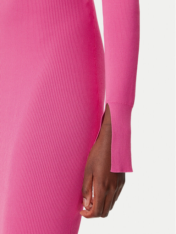Patrizia Pepe Patrizia Pepe Pletena obleka 8A1491/K078-R846 Roza Slim Fit