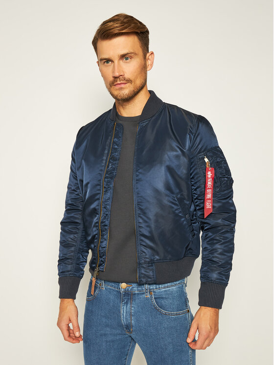 Alpha Industries Alpha Industries Bomber stila jaka Ma-1 Vf 59 191118 Tumši zils Slim Fit