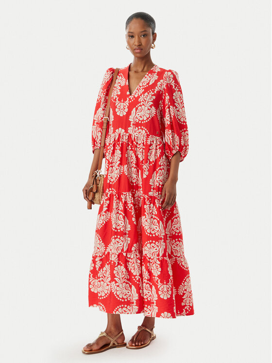 LOLA CASADEMUNT LOLA CASADEMUNT Suvekleit LS2616138 Helepunane Regular Fit