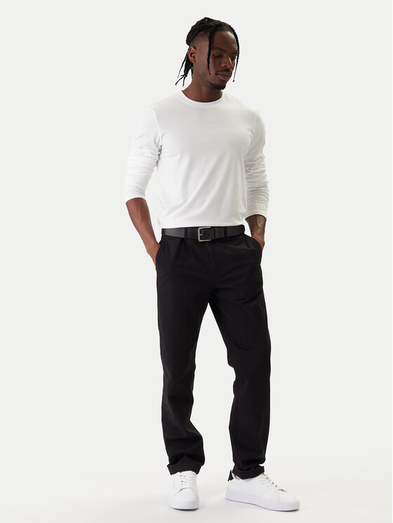 Tommy Hilfiger Tommy Hilfiger Chinos Denton Essential MW0MW40262 Fekete Straight Fit