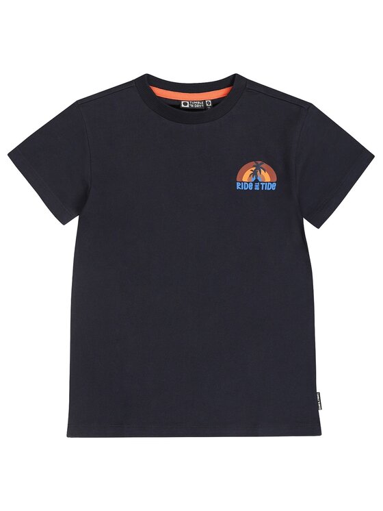 Tumble 'N Dry Tumble 'N Dry T-Shirt 84/22185/15402/5071 Niebieski Regular Fit